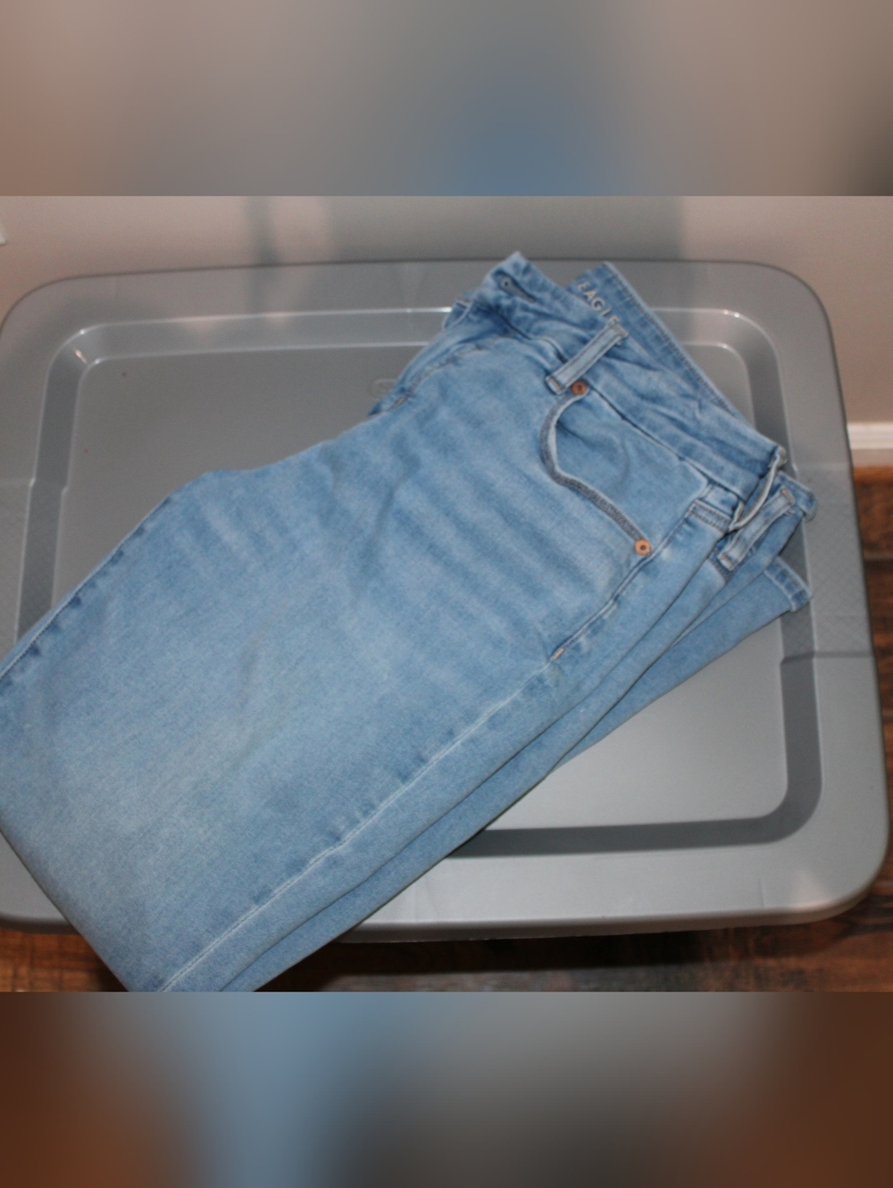 American Eagle High Rise Skinny Kick Jeans - Picture 2 of 7